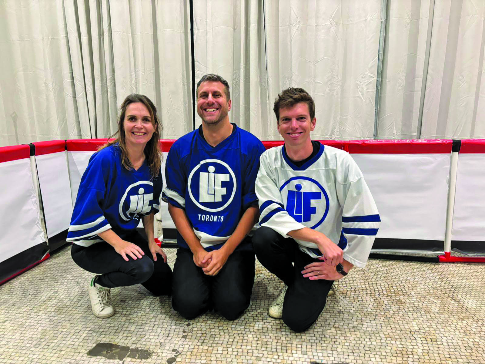 Les étoiles du match Charlotte, Vincent,Simon - cmyk